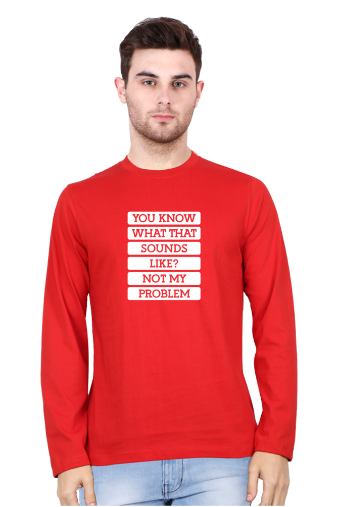 Male Round Neck Full Sleeve Black S Slum Stitch