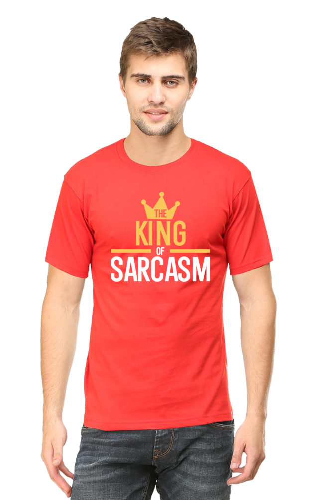 T-shirt King of Sarcasm Slum Stitch