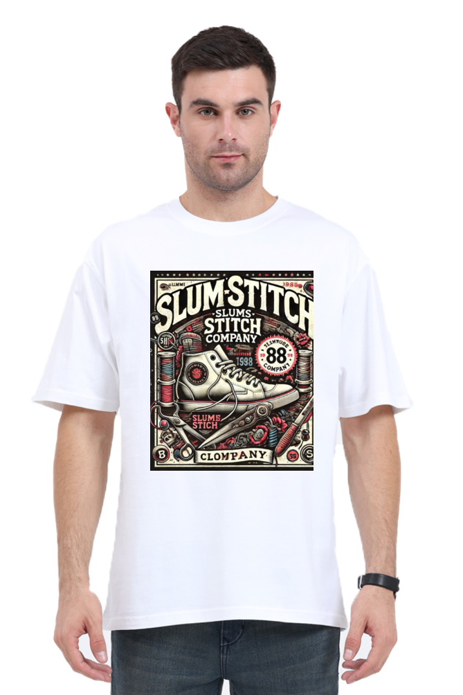 Unisex Oversized Standard T-Shirt White qikink