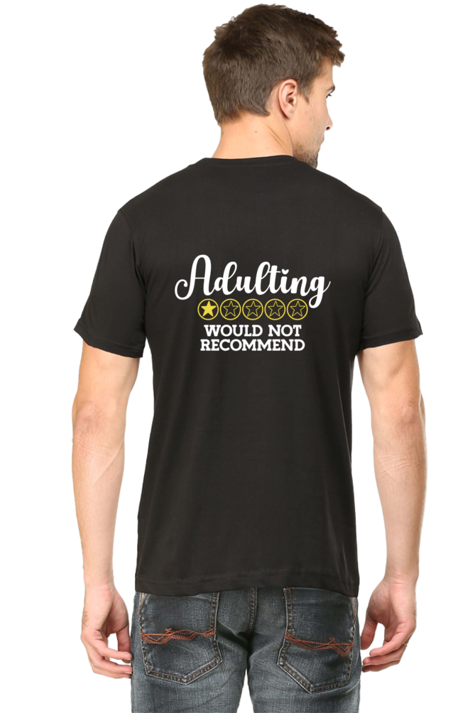 Male Round Neck Half Sleeve Classic qikink