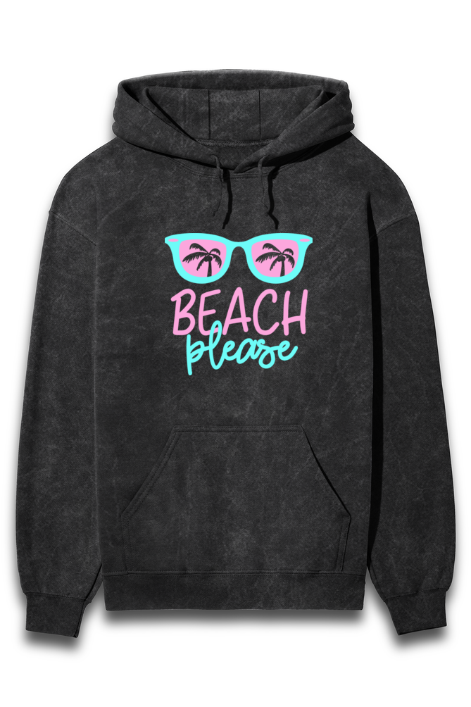 Beach Please Hoodie Slum Stitch