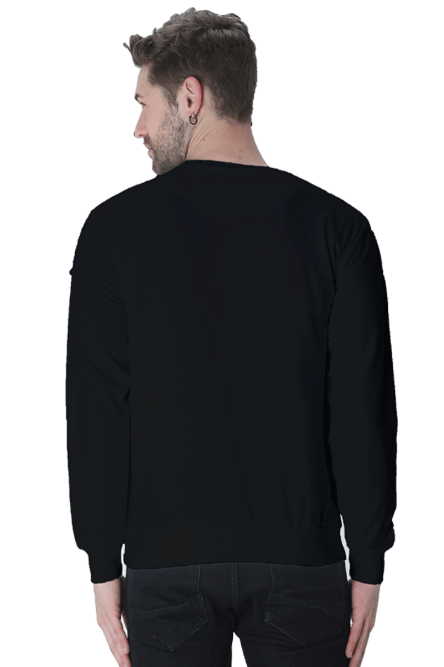Unisex Sweatshirts Black qikink