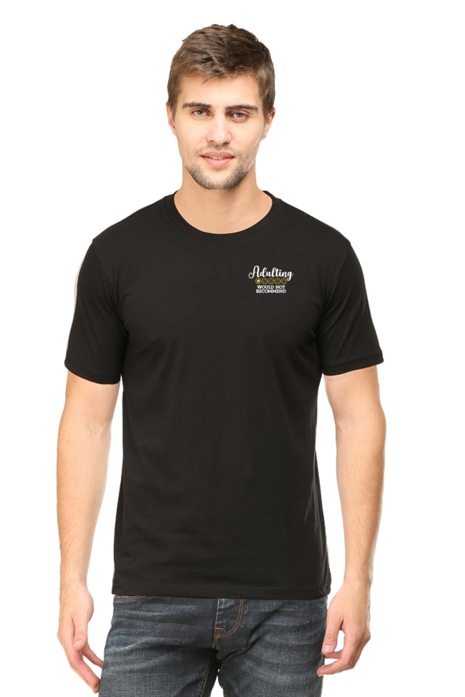 Male Round Neck Half Sleeve Classic qikink