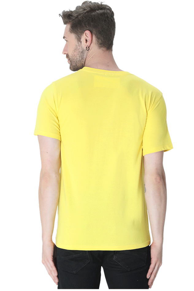 Male Round Neck Half Sleeve Classic qikink