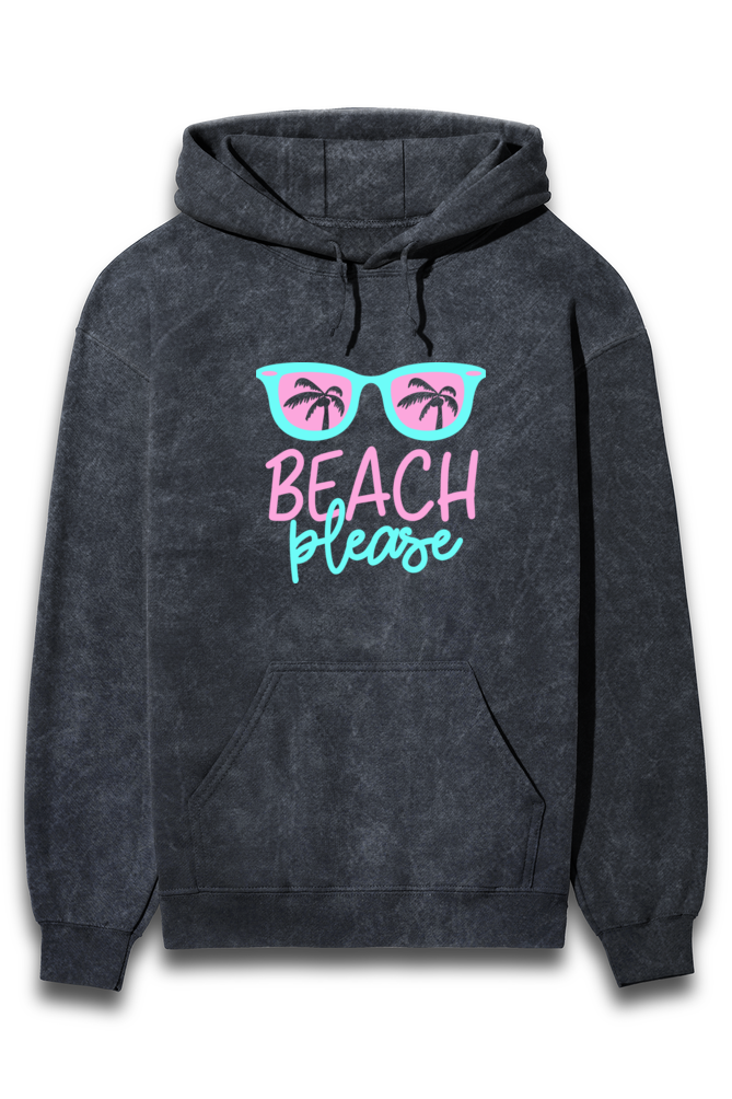 Beach Please Hoodie Slum Stitch