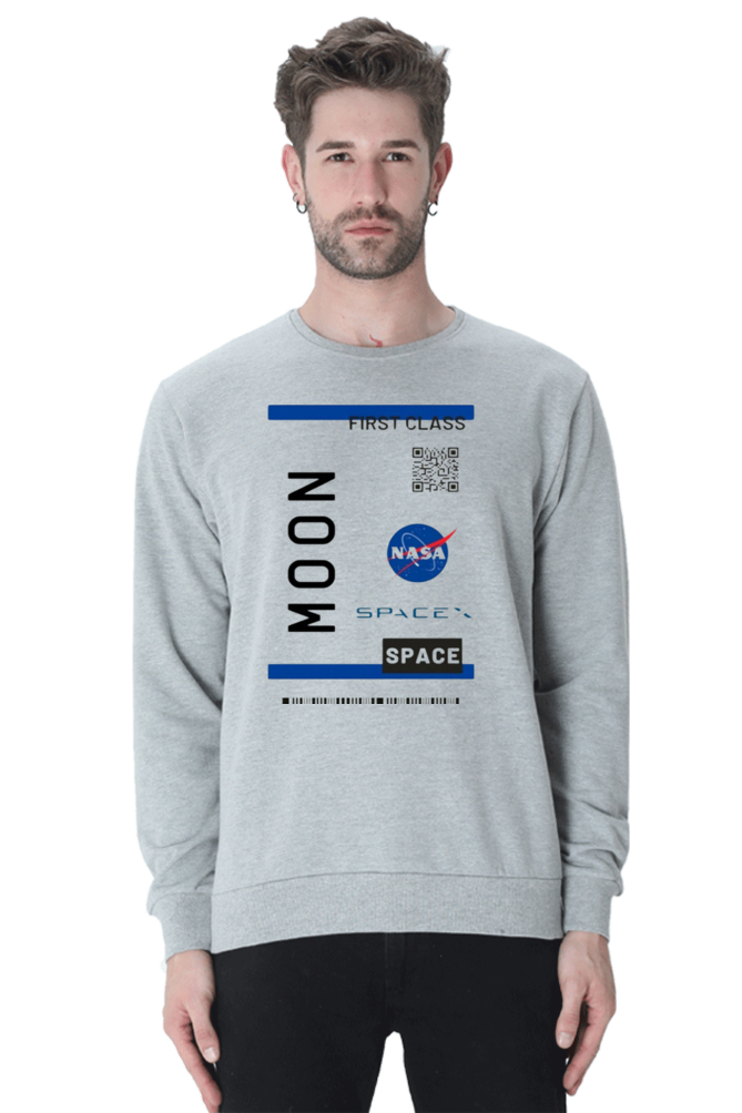 Unisex Sweatshirts Grey qikink