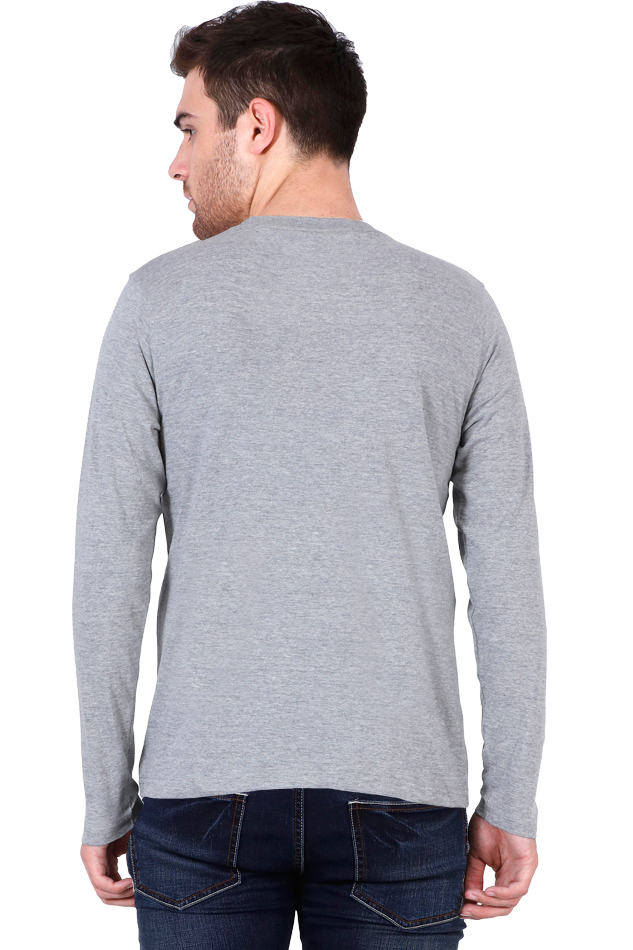Male Round Neck Full Sleeve Black S Slum Stitch