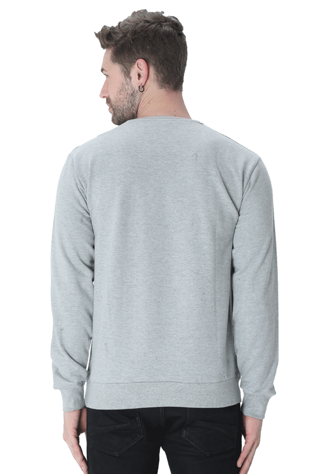 Unisex Sweatshirts Grey qikink