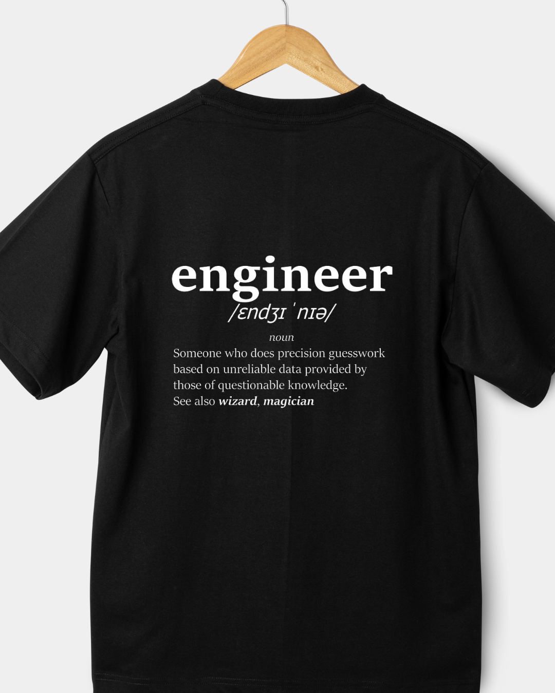 Unisex Oversized Standard T-Shirt Black qikink