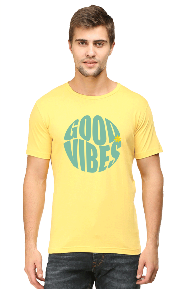 Male Round Neck Half Sleeve Classic qikink