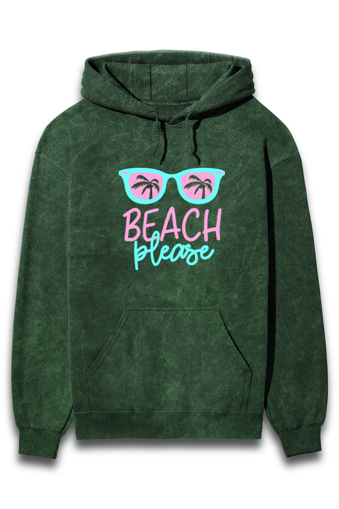 Beach Please Hoodie Slum Stitch