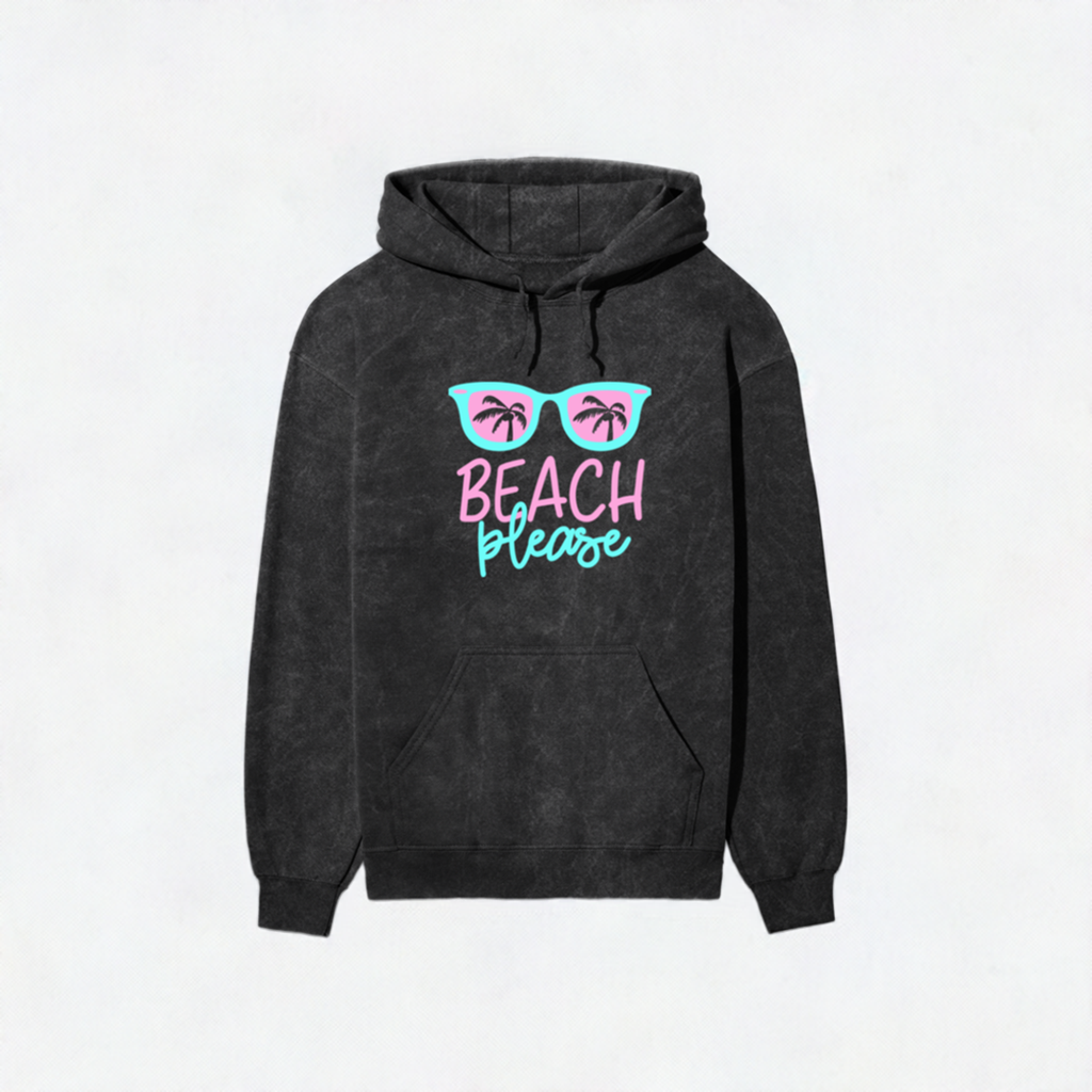 Beach Please Hoodie Qikink