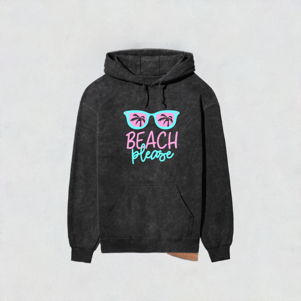 Beach Please Hoodie Qikink