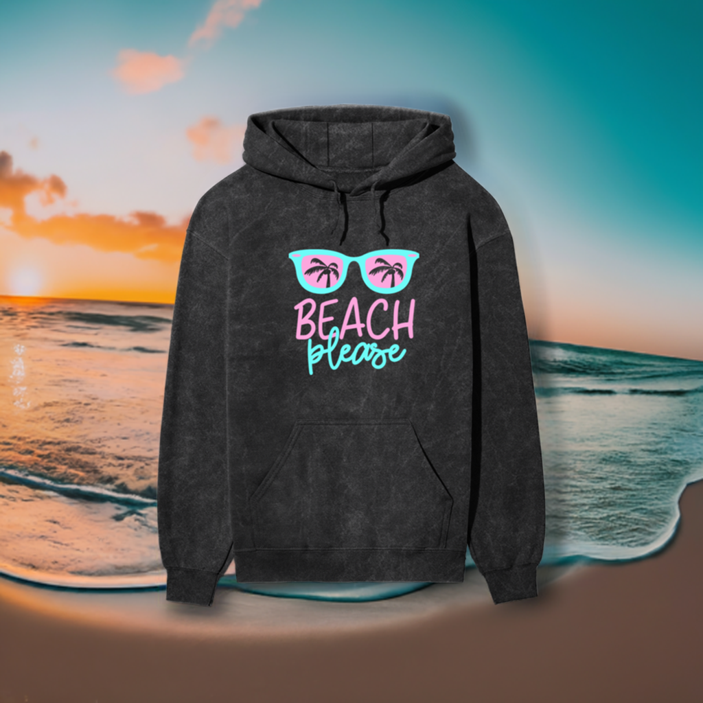 Beach Please Hoodie Qikink