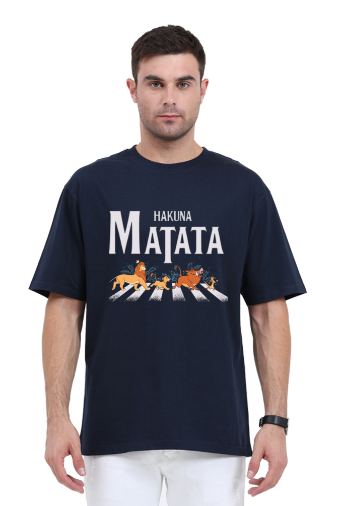 Hakuna Matata Oversized Standard T-Shirt Black