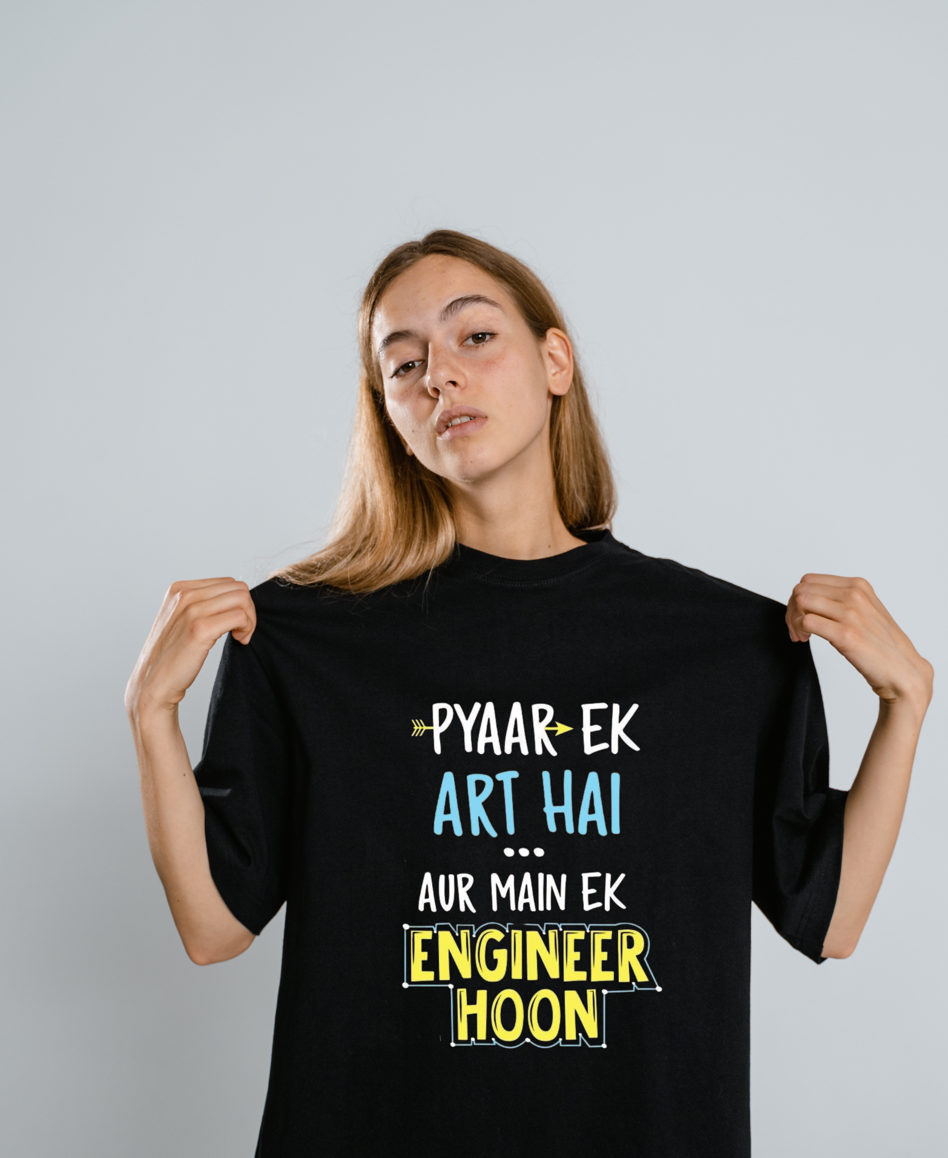 Unisex Oversized Standard T-Shirt | US22 Black S Slum Stitch