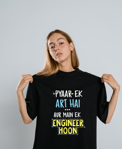 Unisex Oversized Standard T-Shirt | US22 Black S Slum Stitch