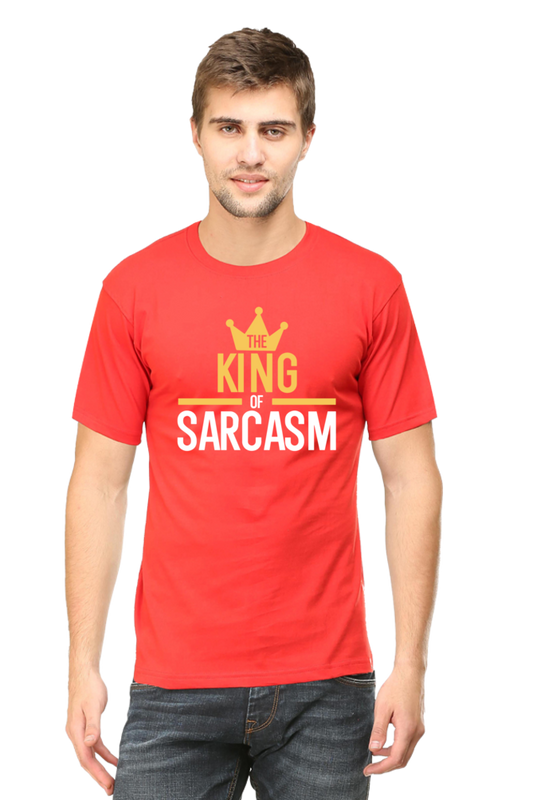 T-shirt King of Sarcasm Slum Stitch