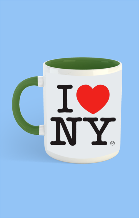 Unisex Color Coffee Mug White Bottle Green qikink
