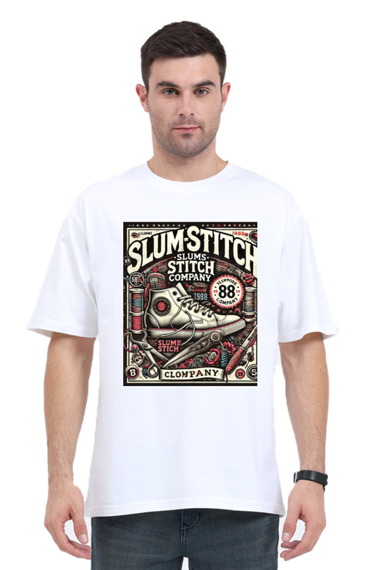 Unisex Oversized Standard T-Shirt White qikink