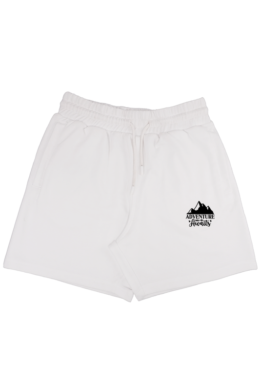 Unisex Terry Shorts White Slum Stitch