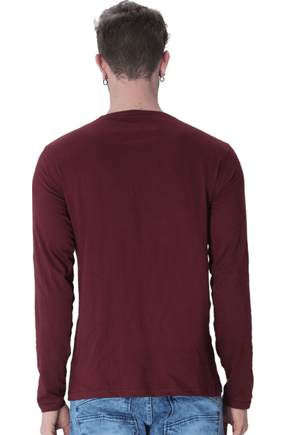 Male Round Neck Full Sleeve Black S Slum Stitch