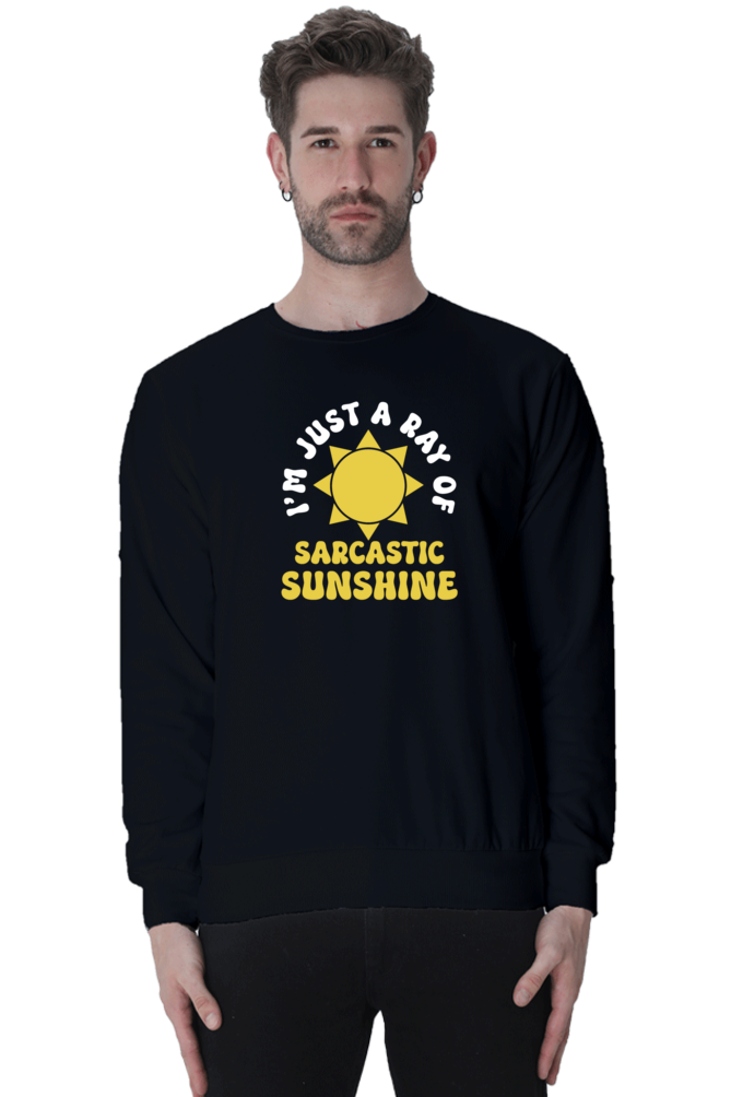 Unisex Sweatshirts Black qikink