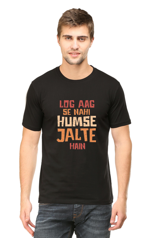 Male Round Neck Half Sleeve Classic qikink