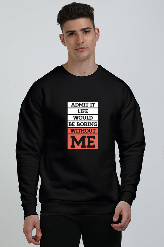 Men Oversized Sweatshirts qikink