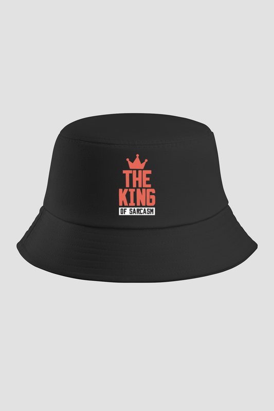 Unisex Bucket Hat Black Standard Slum Stitch