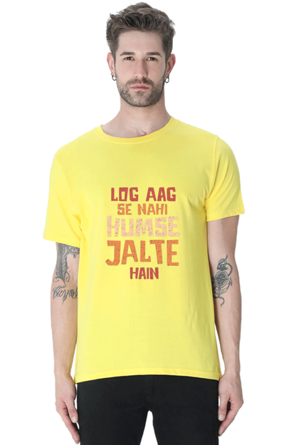 Male Round Neck Half Sleeve Classic qikink
