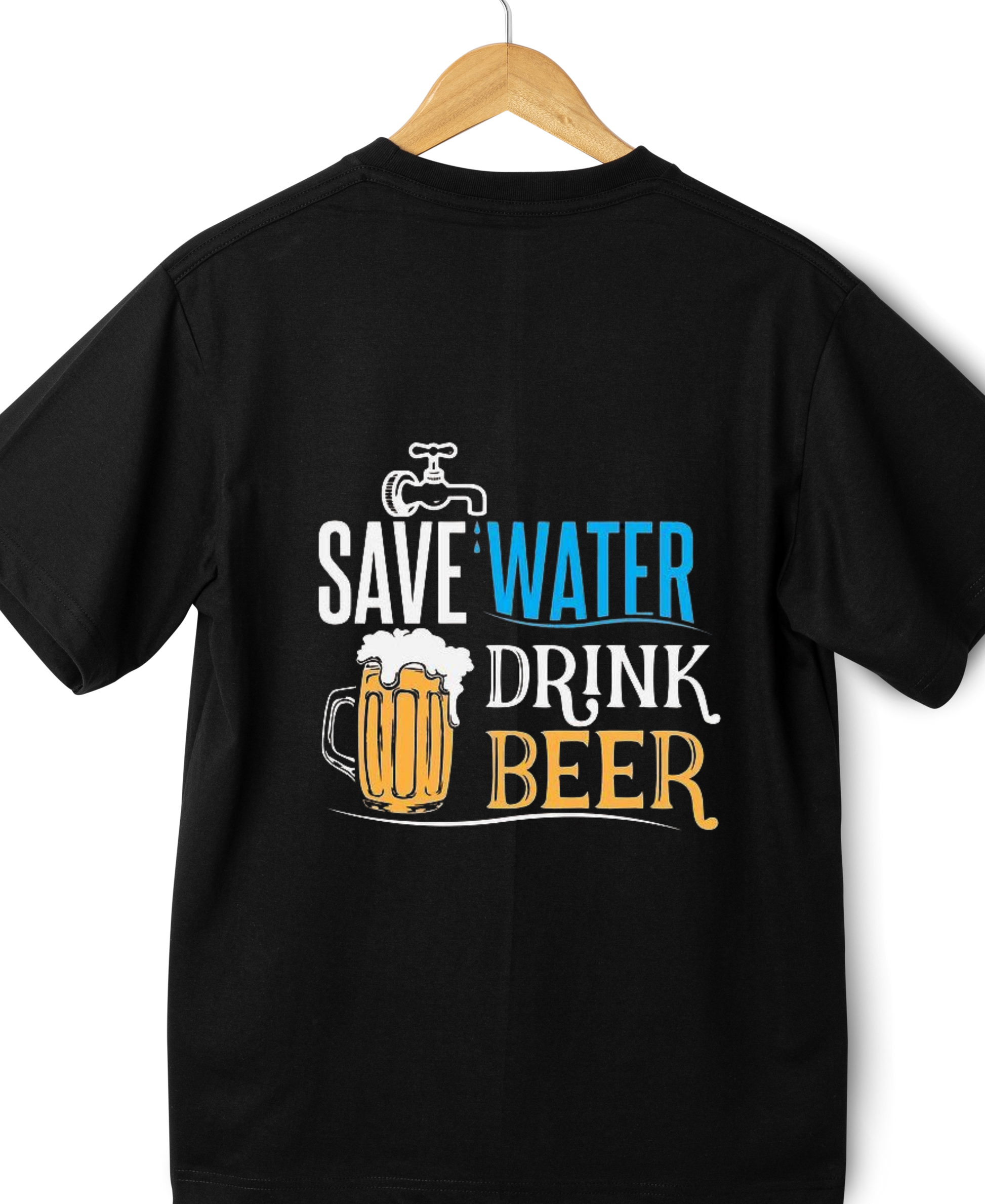 Unisex Oversized Standard T-Shirt | save water drink Beer Slum Stitch