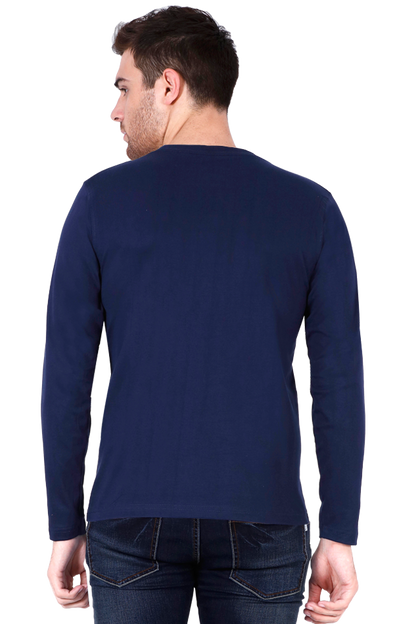 Male Round Neck Full Sleeve Black S Slum Stitch