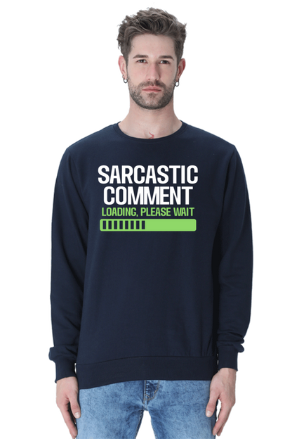 Unisex Sweatshirts Navy Blue qikink
