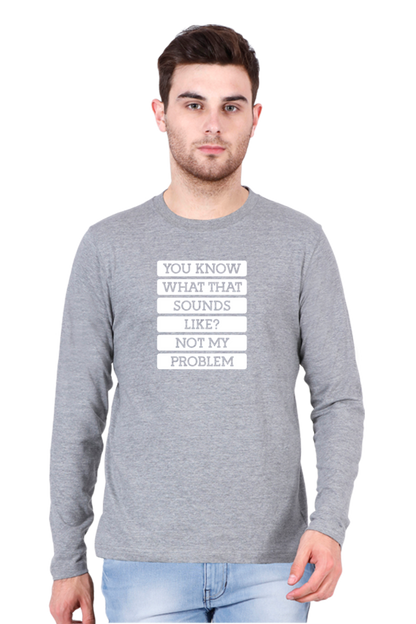 Male Round Neck Full Sleeve Black S Slum Stitch