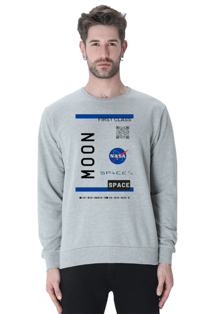 Unisex Sweatshirts Grey qikink
