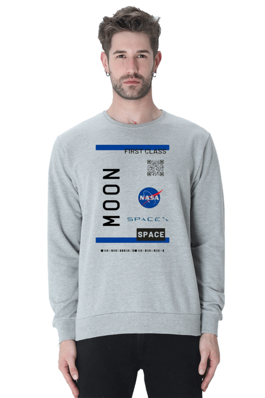 Unisex Sweatshirts Grey qikink