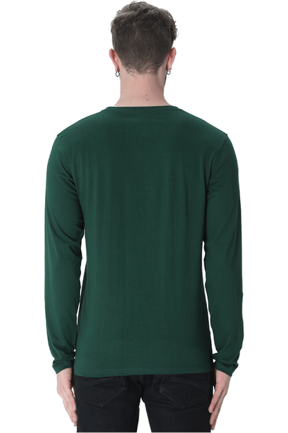 Male Round Neck Full Sleeve Black S Slum Stitch