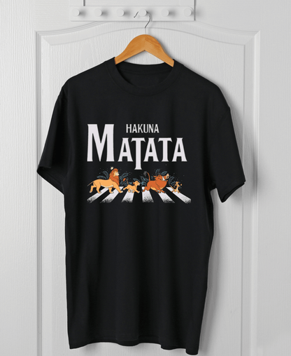 Hakuna Matata Oversized Standard T-Shirt Black